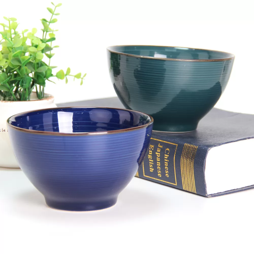 Glazed ceramic bowls