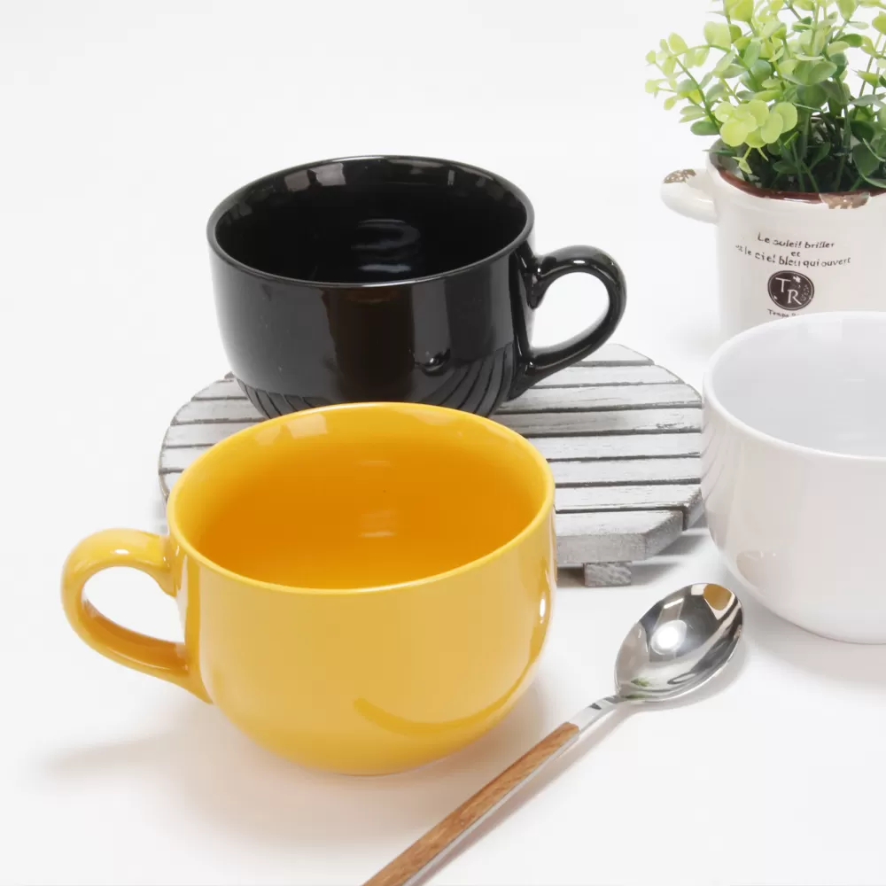 Glaze Bowl with Handle